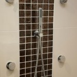 Shower room mosaic detail